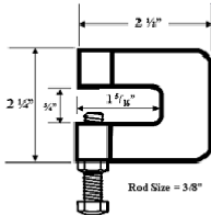 C-Clamps Aluminum Beam